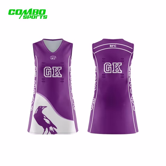 Wholesale Customized Your Design Sublimation Netball Sports Wear for Sale