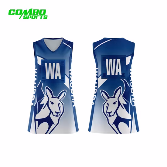 No MOQ Factory Direct Sale Sublimation Netball Team Wear for Women