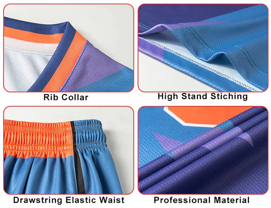 Basketball Wear Sublimation Reversible Practice Jersey Singlets Custom Basketball Jersey