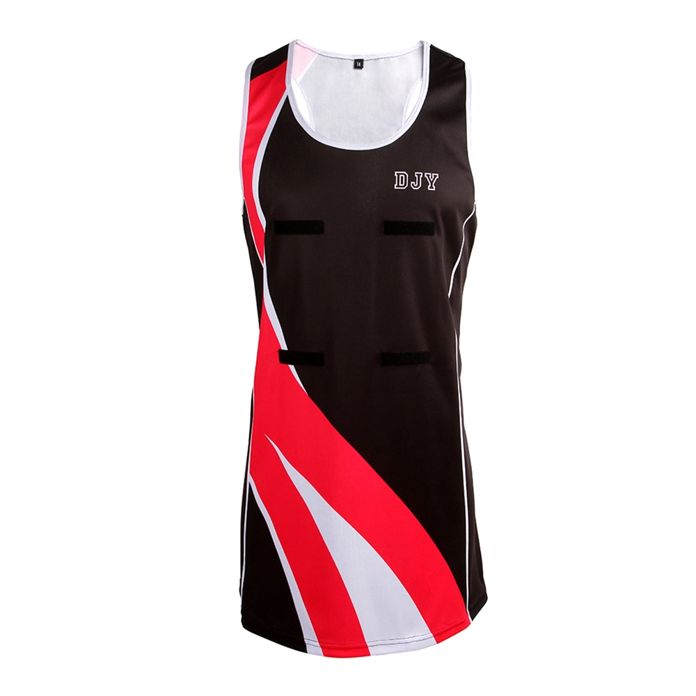 Custom Sublimation Print Ladies Athletic Sportwear Netball Jersey