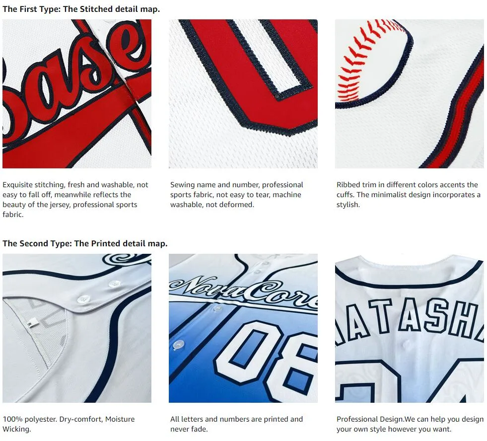 OEM ODM Sublimation V Neck Casual Solft Uniform Baseball T-Shirt Baseball Softball Wear
