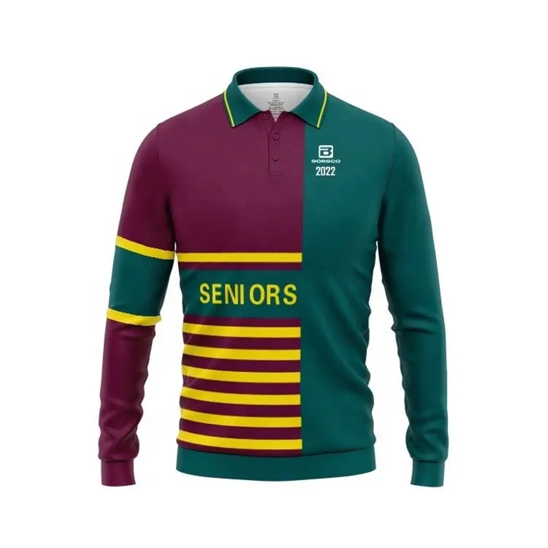 Top Quality Custom Wholesale Long Sleeves Rugby Jersey Sublimation Rugby Wear for Men