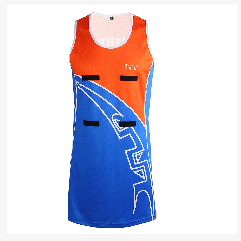 Custom Sublimation Printed Netball Sportwear Dresses with Strips