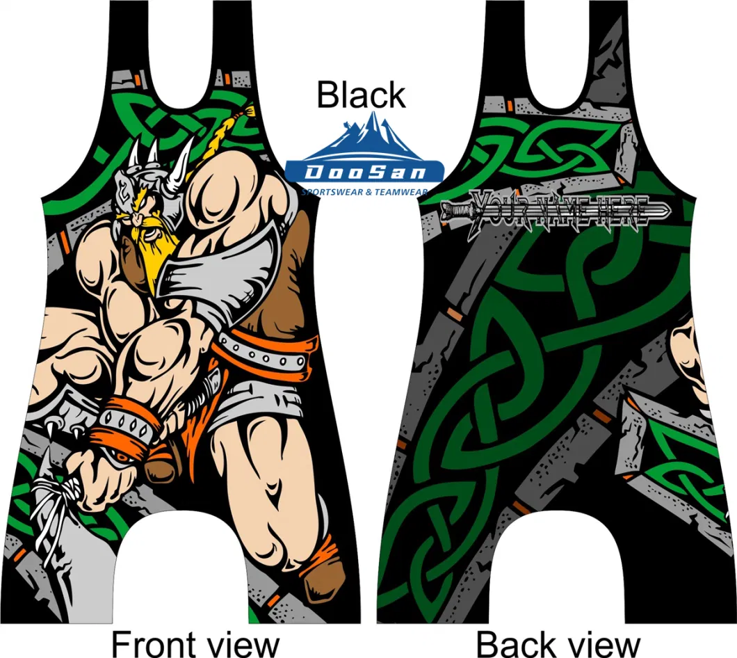 Wholesale Top Quality Custom Sublimation Polyester Factory Price Wrestling Singlet