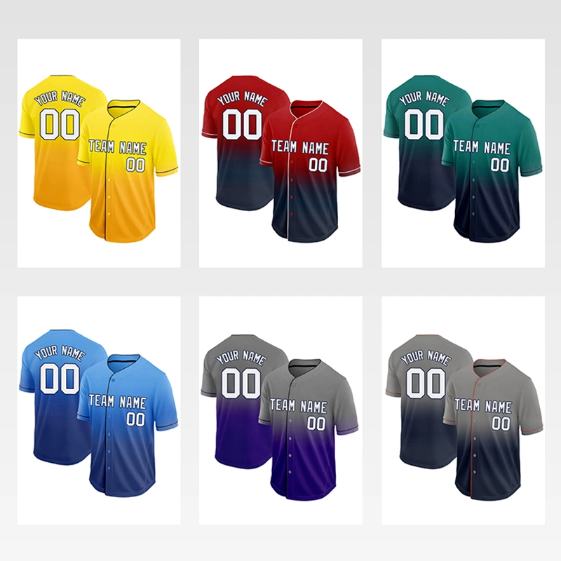 Baseball Shirt, Pinstripe Baseball Jersey Fashion Twill Logo Custom Made Baseball &amp; Softball Wear Sublimation