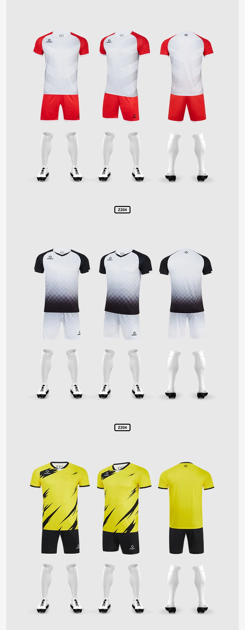 Rigorer Football Soccer Uniform Sports Wear Sublimation Print Custom Men&prime;s