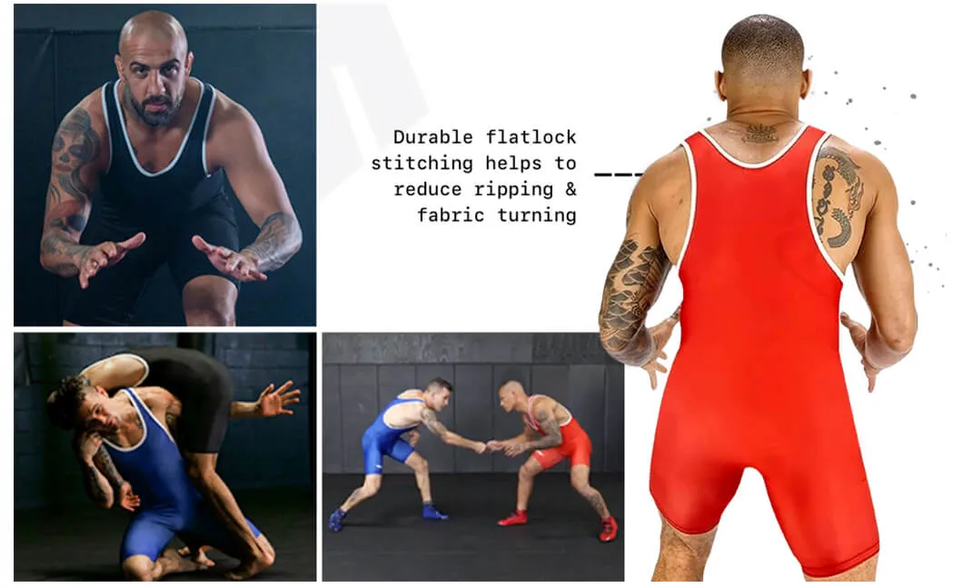 Custom Men&prime;s Powerlifting Suit Quick Dry Sexy Fitness Training Tights Wrestling Singlet Wear