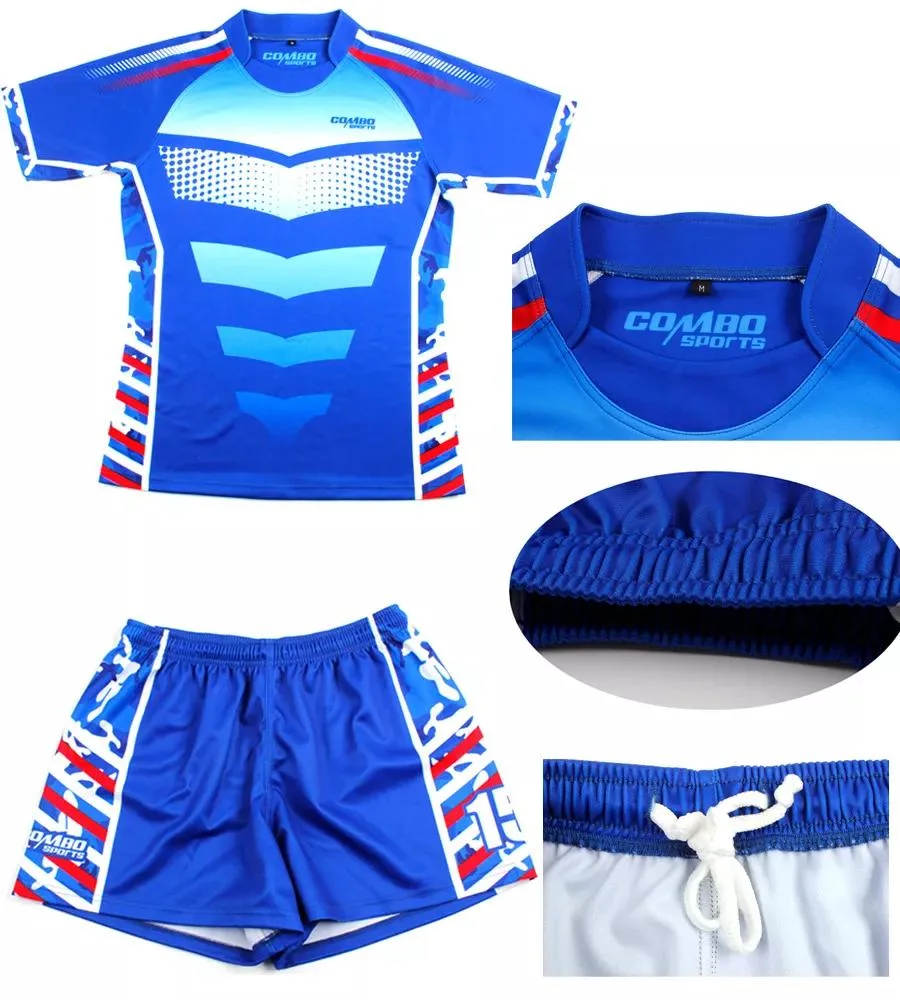 Custom Clothes Rugby Sublimation Shirt Jersey Sport Wear Made in China