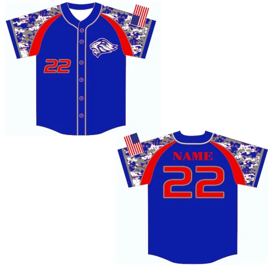 Byval Custom Stripe Baseball Jersey Cotton Polyester Blended Shirts Training Jerseys Sport Wear Wholesale