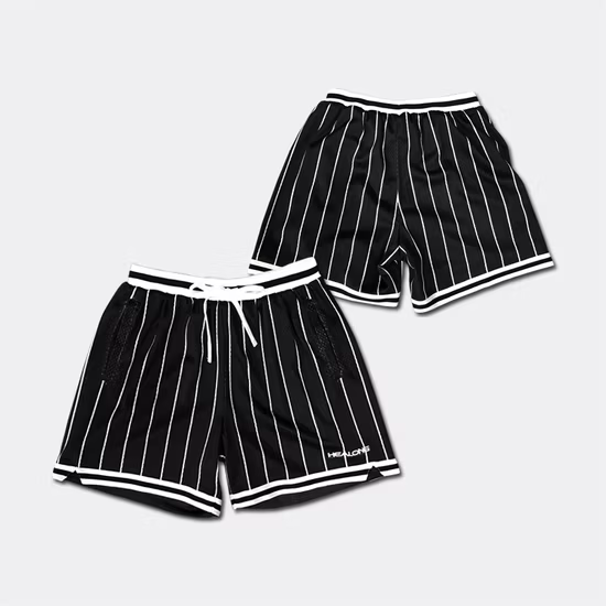 Wholesale Men′ S Basketball Jersey Custom Sublimated Printing Sportswear Design Embroidery Logo Sports Casual Mesh Basketball Shorts