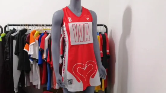 No MOQ Factory Direct Sale Sublimation Netball Team Wear for Women