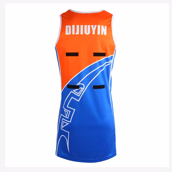 Custom Sublimation Printed Netball Sportwear Dresses with Strips