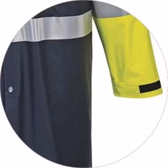 High Visibility Motorcycle Rain Coat Waterproof Safety Cycling Wear Coverall Workwear